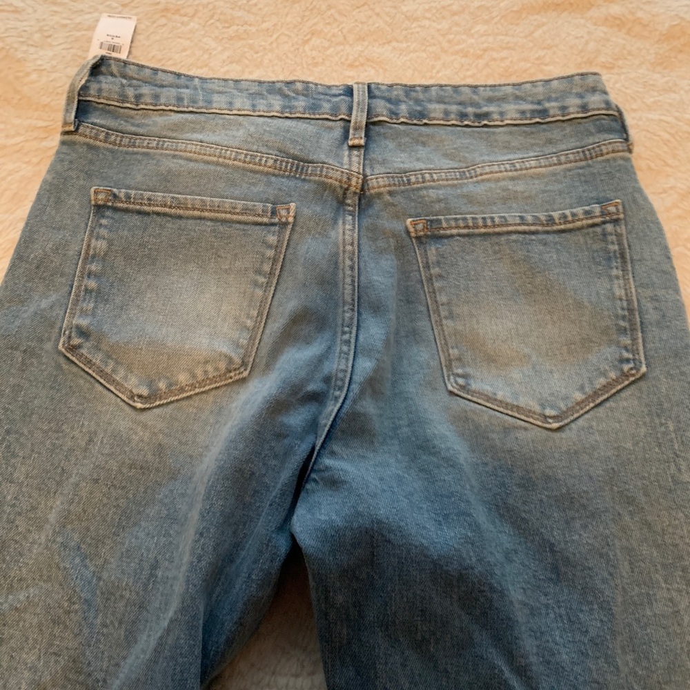 Light wash jeans